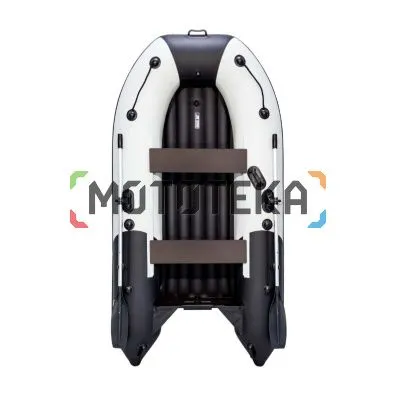 Лодка ПВХ Ривьера Компакт 2900 НДНД светло-серый/графит