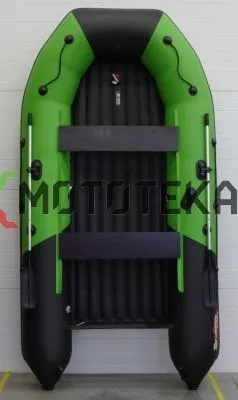 Лодка ПВХ Таймень NX 3600 НДНД PRO MAX зелёный/чёрный