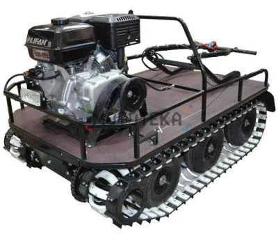 Мотобуксировщик вездеход KOiRA (Койра) TR 13 с понижающим редуктором (для болот). с ручным стартером