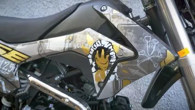 Питбайк BSE (БСЕ) EX125 14/12 Urban Grey (015)