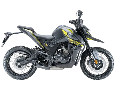 Мотоцикл дорожный Zontes (Зонтес) ZT200 - U1 (4T ZT163ML EFI) 17/17 (2025 г.) серебряный/желтый с ПТС