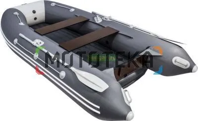 Лодка ПВХ Таймень LX 3400 НДНД графит/светло-серый