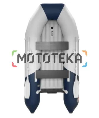 Лодка ПВХ Таймень NX 2900 НДНД светло-серый/чёрный