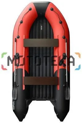 Лодка ПВХ Ривьера Компакт 3600 НДНД красный/чёрный