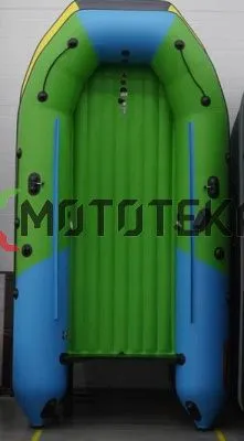 Лодка ПВХ Таймень NX 3600 НДНД PRO MAX зелёный/синий