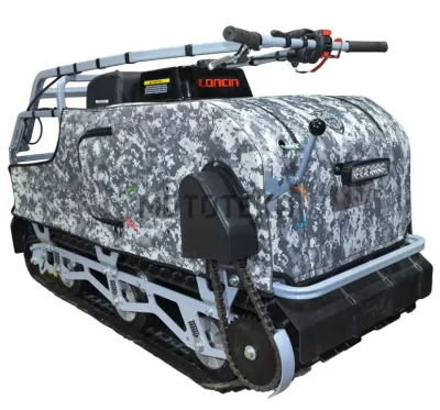 Мотобуксировщик - мотособака KOiRA (Койра) Богатырь 15 ЕR. ДВС 15 л/с. с электростартером Реверс-редуктор.