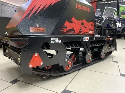 Мотобуксировщик IKUDZO (Икудзо) 2.0 1450/500 EKR20/ESR20 (с реверсом) черный/синий