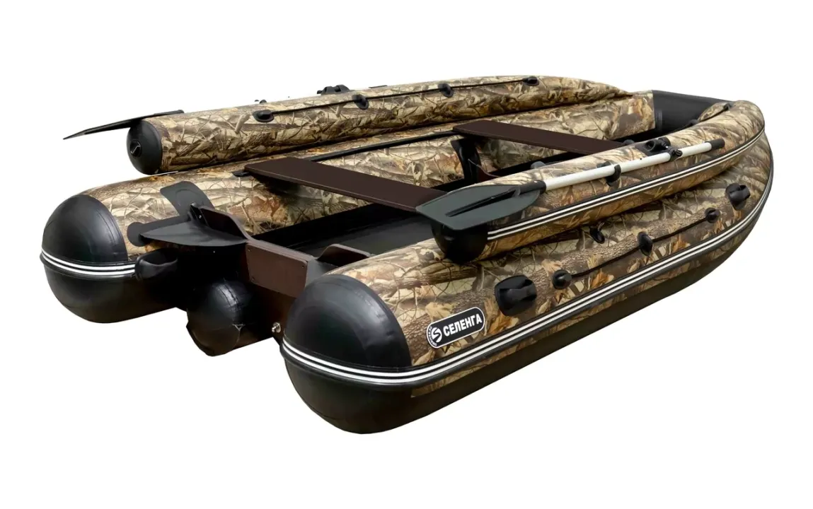 Лодка ПВХ SibRiver (Сибривер) Селенга - 360 НД (фальшборт) (КМФ Лес)