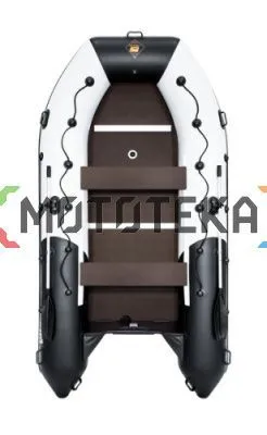 Лодка ПВХ Ривьера Максима 3800 СК зелёный/чёрный