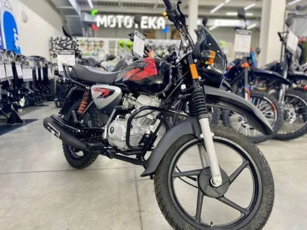 Мотоцикл дорожный BAJAJ (Баджадж) Boxer BM 125 X чёрный с ПТС | Мототека