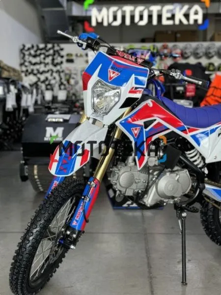Питбайк Motax (Мотакс) MX 140 17/14 белый/синий | Мототека