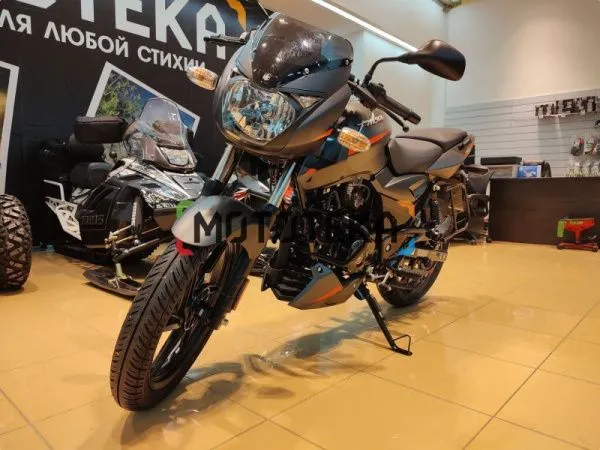 Мотоцикл дорожный BAJAJ (Баджадж) Pulsar 180 чёрный/оранжевый с ПТС | Мототека