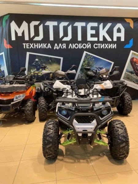 Квадроцикл детский Мотомир ATV ARMIS 125 белый/зелёный (машинокомплект) | Мототека