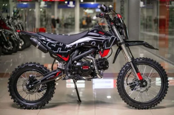 Питбайк OXO (Оксо) Shadow 125 17/14 чёрный | Мототека