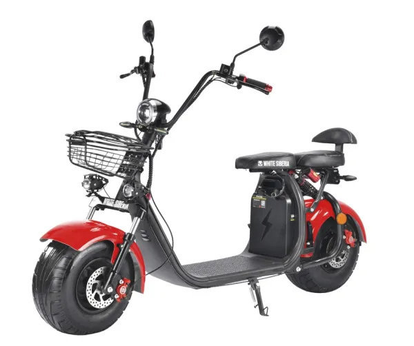 Электроскутер White Siberia (Белая Сибирь) PRO LIGHT 2000W RED