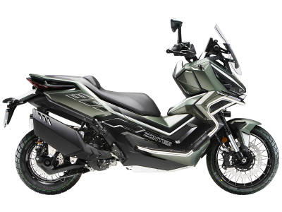 Скутер ZONTES (Зонтес) ZT368 - G (ZT1P79MP EFI) 17/14 (2025 г.) зелёный с ПТС