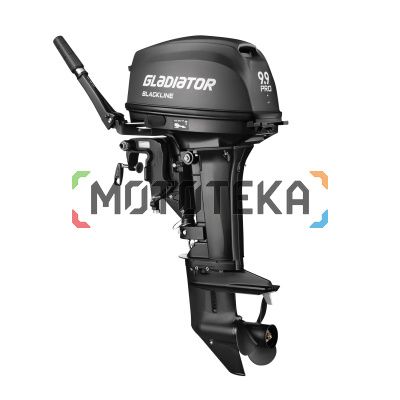 Лодочный мотор Gladiator (Гладиатор) G 9.9 PRO FHS BLACKLINE