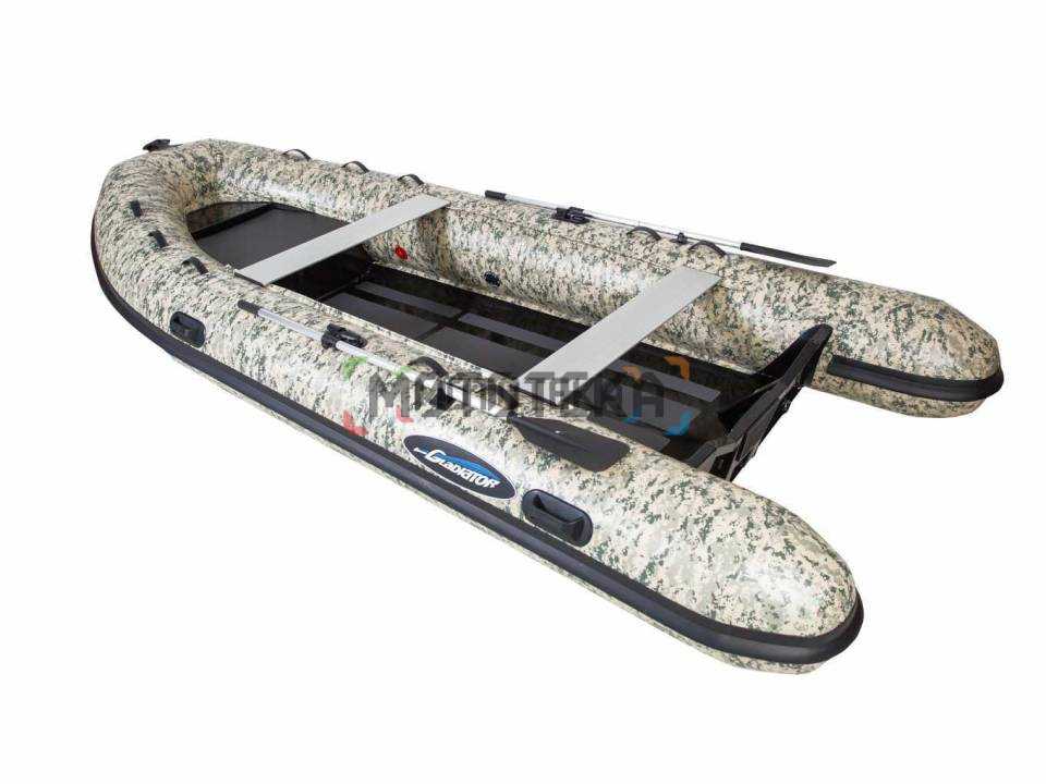 Лодка ПВХ РИБ (RIB) Gladiator (Гладиатор) 420 AL_B CAMO