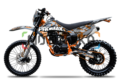 Мотоцикл кроссовый / эндуро PROMAX (Промакс) MX250 серый/оранжевый