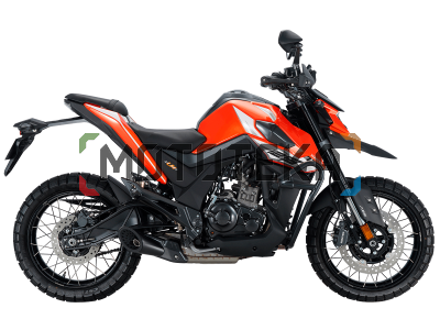 Мотоцикл дорожный Zontes (Зонтес) ZT200 - U1 (4T ZT163ML EFI) 17/17 (2025 г.) оранжевый с ПТС