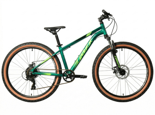 Велосипед Foxx (Фокс) 24" CAIMAN JR зеленый, сталь, размер 12"