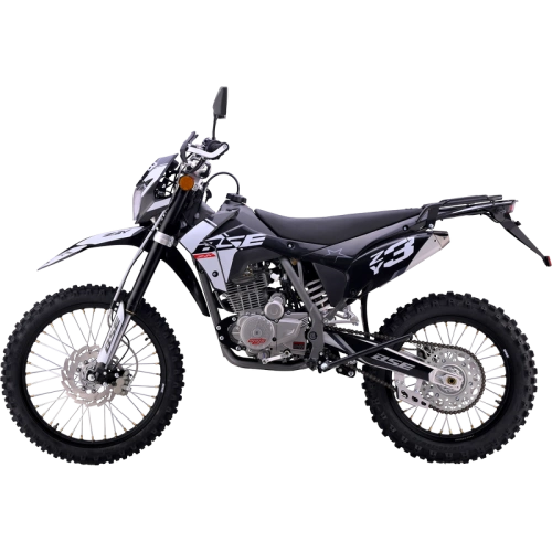 Мотоцикл кроссовый / эндуро BSE (БСЕ) Z3Y Black/White Stinger фото 2