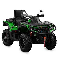 Квадроцикл AODES (Аодес) Pathcross ATV650L EPS двухместный зелёный с ПСМ