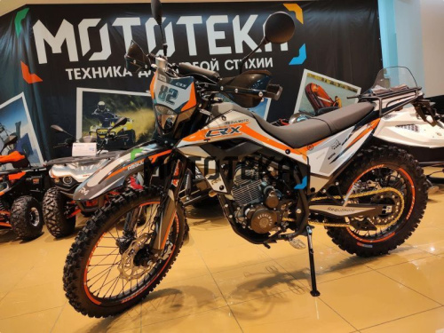 Мотоцикл кроссовый / эндуро Regulmoto (Регулмото) CR - X чёрный/оранжевый с ПТС фото 18