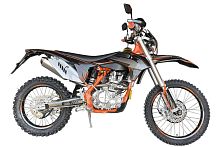 Мотоцикл кроссовый / эндуро Мотомир X - MOTOS CBRL3 чёрный/оранжевый с ПТС