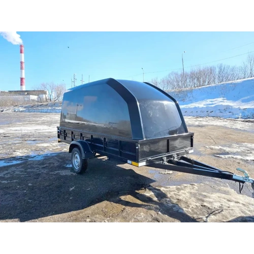 Прицеп с пластиковой крышкой БАРС 1021 Прицеп с пластиковой крышкой БАРС 1021