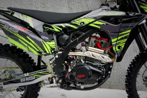 Мотоцикл кроссовый / эндуро BSE (БСЕ) Z5 21/18 Neon Black фото 36