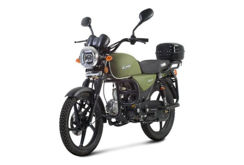 Мопед TMBK ALPHA 50 (110) Army Green-зеленый фото 6