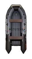 Лодка ПВХ Таймень NX 3800 НДНД PRO БРОНЬ графит/чёрный