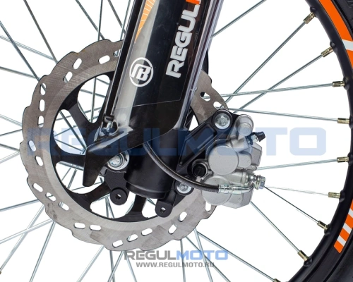 Мотоцикл кроссовый / эндуро Regulmoto (Регулмото) Sport - 003 PR 300 6 передач оранжевый/чёрный с ПТС фото 6