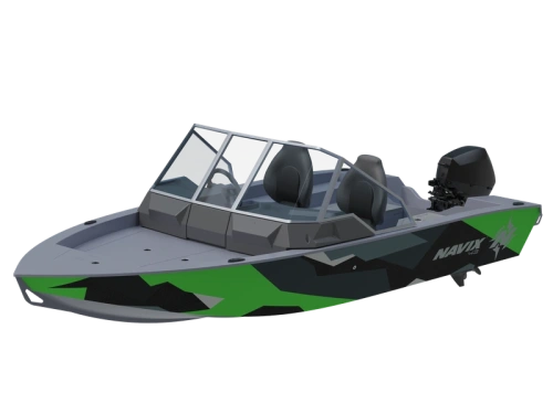 Лодка ПНД Navix (Навикс) C43 2 консоли фото 17