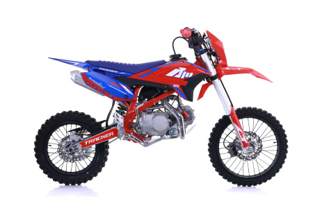 Питбайк Apollo (Аполло) TRACKER 125 LE 17/14 красный/синий - купить с доставкой, по выгодной цене в интернет-магазине Мототека