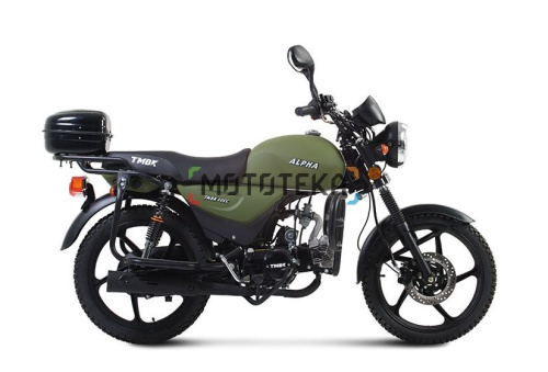 Мопед TMBK ALPHA 50 (110) Army Green-зеленый