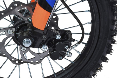 Питбайк MotoLand (Мотолэнд) SX 125 E 17/14 синий - купить с доставкой, по выгодной цене в интернет-магазине Мототека