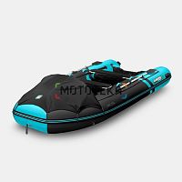 Лодка ПВХ GLADIATOR (Гладиатор) E 450 PRO чёрный/бирюзовый