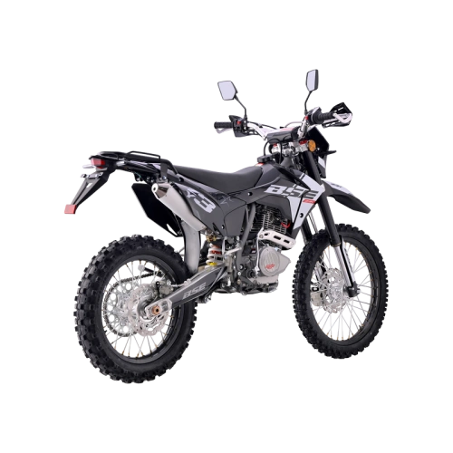 Мотоцикл кроссовый / эндуро BSE (БСЕ) Z3Y Black/White Stinger фото 3