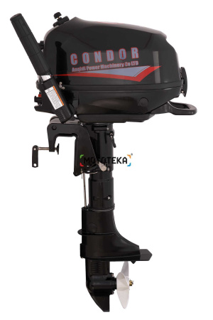 Лодочный мотор Condor (Кондор) CNF6HS с баком 12 л. - купить с доставкой, по выгодной цене в интернет-магазине Мототека