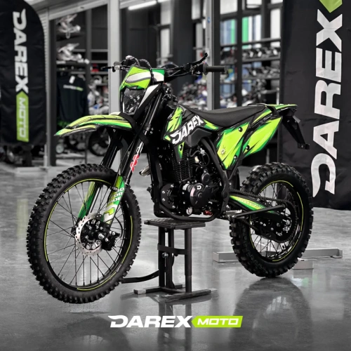 Мотоцикл кроссовый / эндуро Darex (Дарекс) MATAY 250 (black/green) (черный/зеленый)