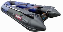 Лодка ПВХ Hunter (Хантер) 370 ПРО СПОРТ синий/карбон