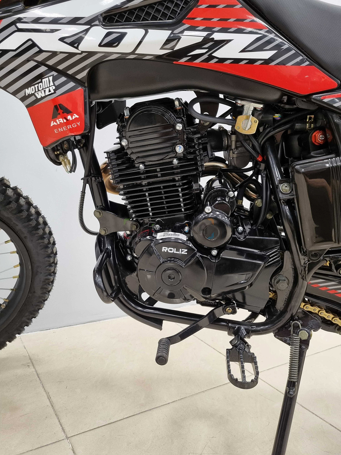 Мотоцикл кроссовый / эндуро ROLIZ (Ролиз) SPORT - 003 RRC (ZS172FMM-5 Big Bore) красный/чёрный с ПТС