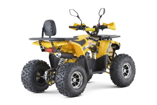 Квадроцикл подростковый FXMOTO (ФХМото) PIKE 150 жёлтый (машинокомплект) фото 3