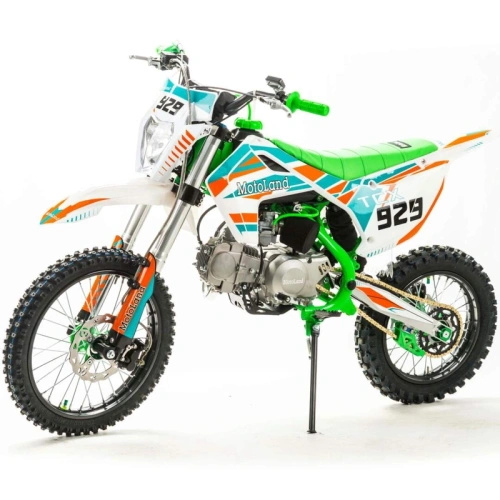 Питбайк MotoLand (Мотолэнд) TCX 125 E 17/14 зелёный NEW