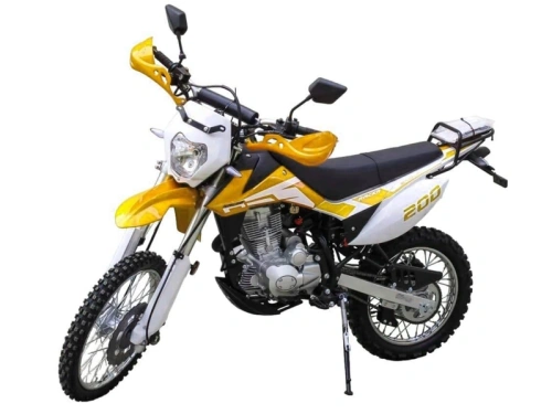 Мотоцикл кроссовый / эндуро Racer (Рейсер) RC200GY - C2 Enduro желтый с ПТС фото 3