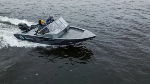 Лодка ПНД Navix (Навикс) C43 2 консоли фото 20