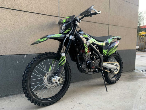 Мотоцикл кроссовый / эндуро BSE (БСЕ) Z5 21/18 Neon Black фото 7