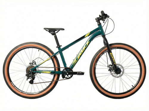 Велосипед Foxx (Фокс) 24" AZTEC JR зеленый, сталь, размер 12"